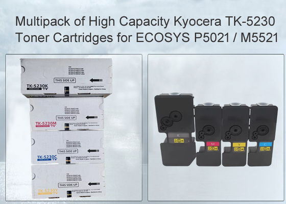 키오세라 ECOSYS M5521 ECOSYS P5021 프린터 토너 카트리지 TK-5230 다중 포장 CMYK
