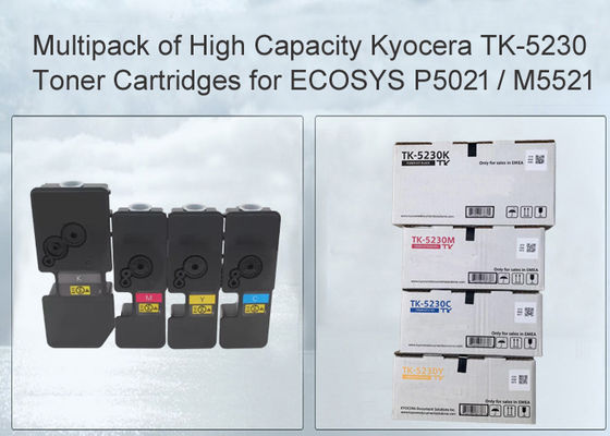 키오세라 ECOSYS M5521 ECOSYS P5021 프린터 토너 카트리지 TK-5230 다중 포장 CMYK