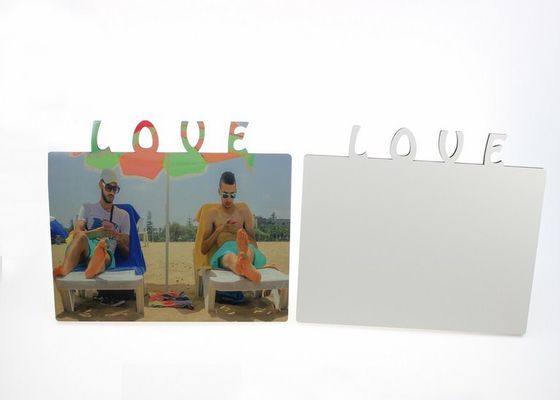 수블리메이션 빈 DIY 나무 사진 프레임 사랑 MDF 프레임 사진 선물 그림